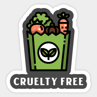 vegen cruelty free Sticker